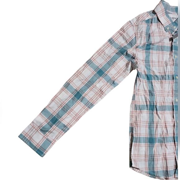 Men's GOODFELLOW Slim Fit Plaid Button Down Shirt Small - Picture 3 of 5